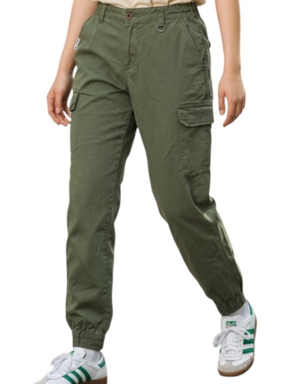 Fivestar General Olive Green Cargo Jogger Pants Medium Cotton Twill Utility